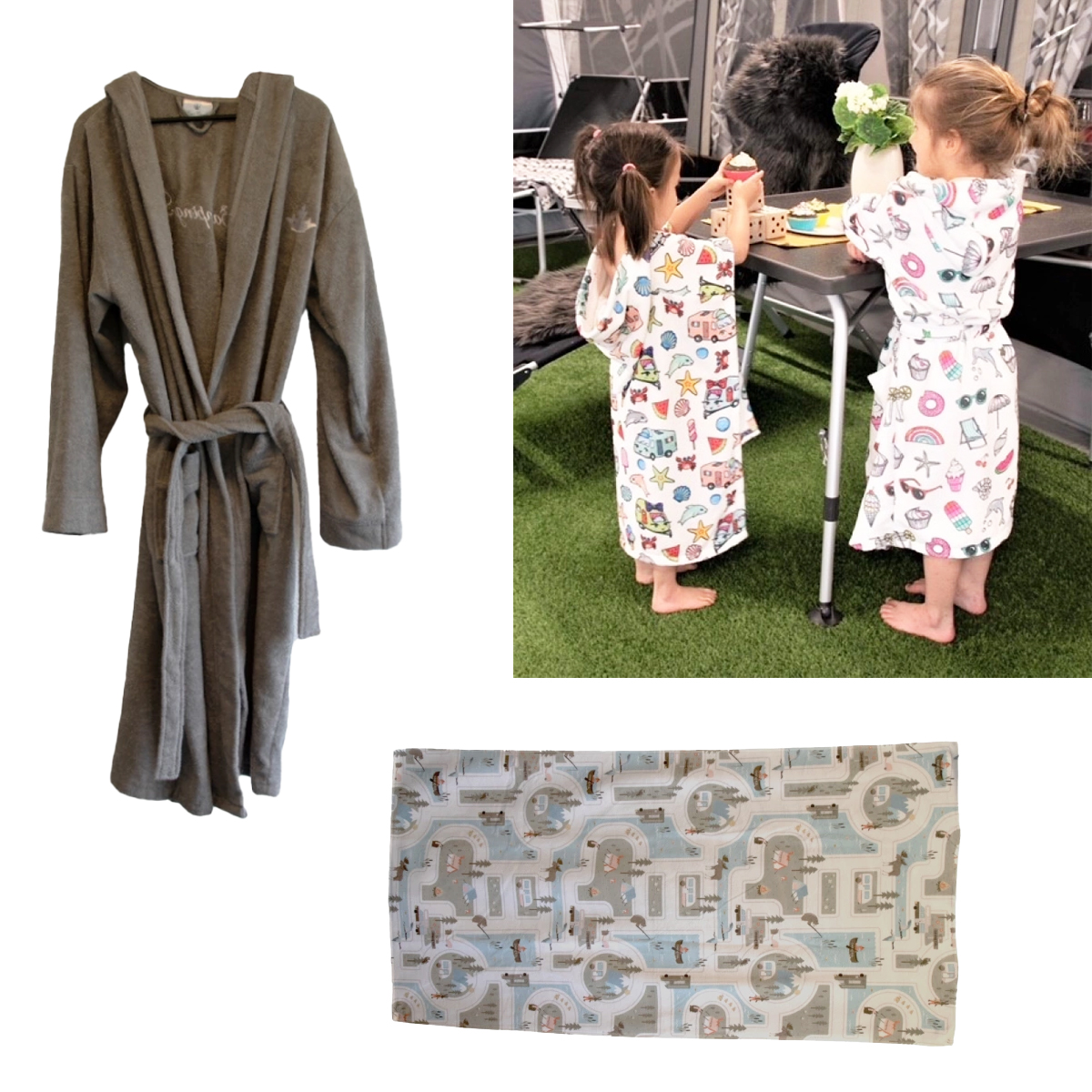 Handdukar & badrockar