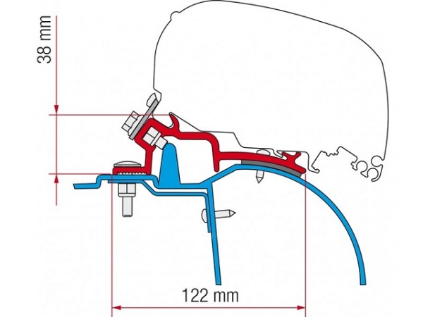 Product Image for Adapter Kit Renault Master H2