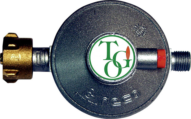 Product Image for Gastrycksregulator 0,8 kg/h 30 mbar med slangbrottsventil