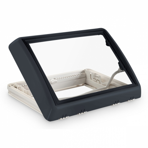 Product Image for Taklucka 70x50cm utan fast ventilation, bygel, svart,Dometic Midi Heki