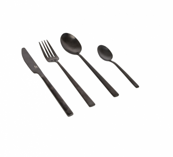 Product Image for Bestickset 16 delar svart Fairbanks Industri Brunner