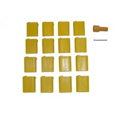 Monteringssats Heki 2 taktjocklek 39-46mm Dometic (gul)