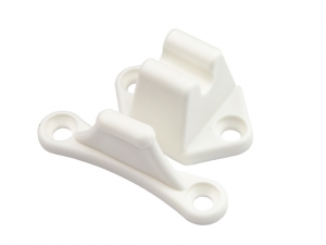 Dörrhållare vit, plast