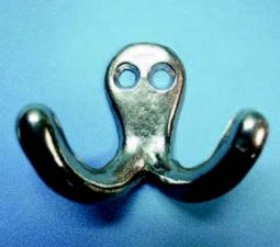 Klädkrok aluminium blank