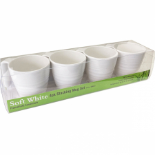 Mugg Seramika vit 4-pack Flamefield
