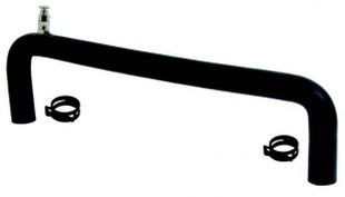 Gummiförbindning med förmonterade klammer