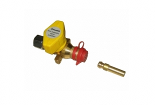 Gasoluttag för montering i gasolkoffert