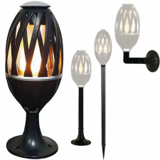 Lykta LED Flammande  flera fästen Rebild