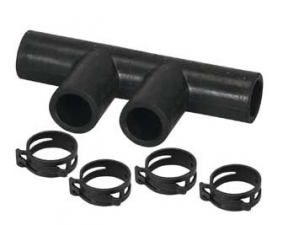 Gummiförbindning med klammer