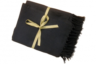 Pläd 100% bomull, WeCamp, blå