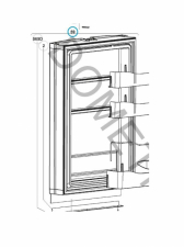 Dörr komplett RM 7290 Dometic