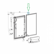 Dörrtätnigslist RM85xx, RMS85xx Dometic