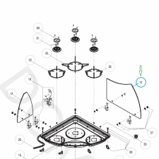 Glasskydd höger, Dometic