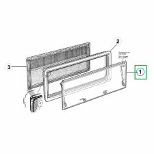 Utbytesruta 800x350mm Dometic