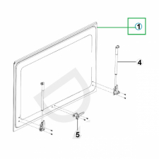 Utbytesruta 900x600mm Dometic