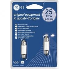 Glödlampa SV8,5 12V / 5W 35 mm 2-pack