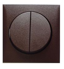 Strömbrytare Dubbel Brun