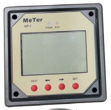 Kontrollpanel till en solpanel och 2 batterier