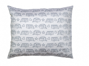 Örngott med husvagnsmotiv