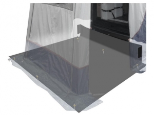 Golv till Bakgaveltält