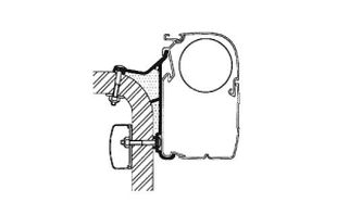 Adapter Omnistor Hymer Van/B-Klass 450 cm