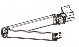 R.H. SPRING ARM COMPL. 5003 from 300 cm höger Nr 20