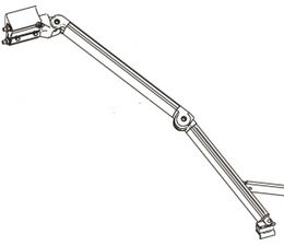 L.H. SPRING ARM COMPL. 8000 från 400cm vänster Nr 24