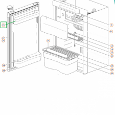 Dörrfack övre N3104/4104/3112/4112 Thetford