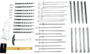 Tältpinnar Mix 50-delar