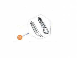 Sport G2 Hinge Cover Black 20° L+R