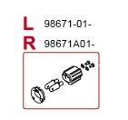 LEFT ROLLER END PART V.17