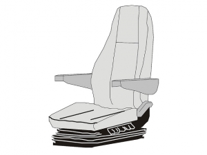 Klädsel ISRI 1000/518  7/1994 - 6/2006 Mörkgrå