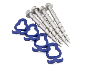 Markskruv hårt underlag 4-pack Peggy Peg