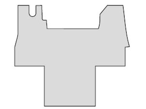 Nålfiltsmatta Renault Master från 07/2014-