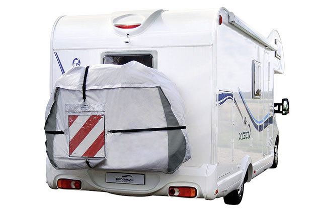 Cykelskydd för hållare med 2 E-Bikes, Hindermann Concept Zwoo