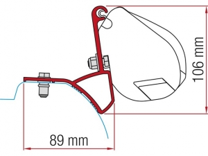Markisadapter FIamma F35 - Opel Vivaro ,Renault Trafic mfl.