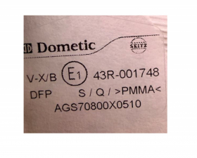 Utbytesruta 800x510mm Dometic Seitz