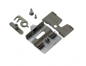 Dörrlås dörr böjd silver kylskåp Dometic