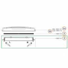 Arm vänster och höger Vent 50x50 Fiamma