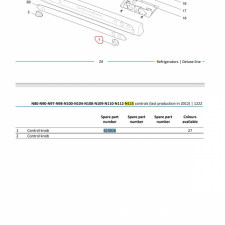 Vred gasventil Thetford Kylskåp