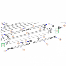 Kåpa frontprofil 6300 Svart H+V