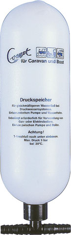 Tryckutjämningstank ø10mm COMET