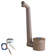 Vattenkran ø18mm, med brytare, beigebrun