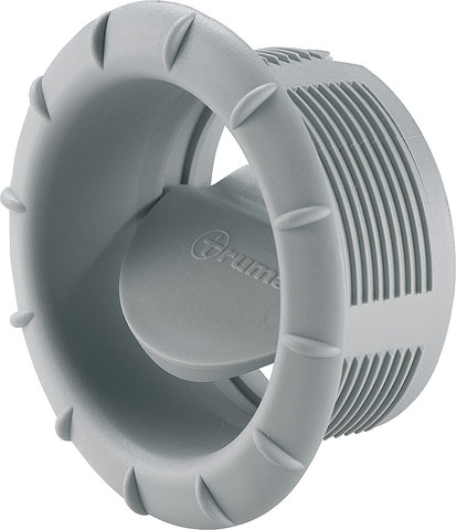 Luftutsläpp, achatgrå, RAL 703