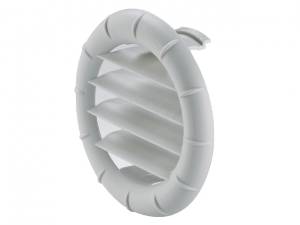 Luftutsläpp, svart RAL 9005