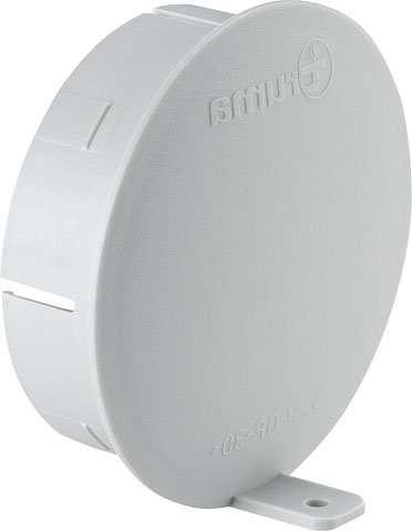 Täcklock för rör, RD, achatgrå 65/72 mm