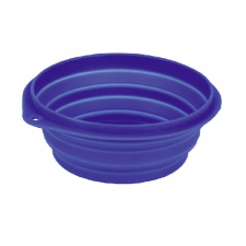 Resehundskål silikon 500 ml blå
