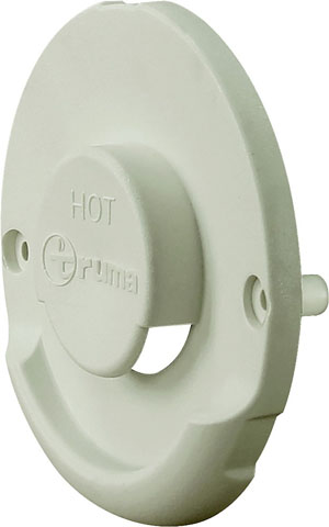 Skorsten utedel ZR80 gräddvit Truma