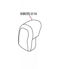 Ändkåpa vänster F45I vit