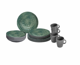 Servis 16 delar Venetian sjögrön Brunner